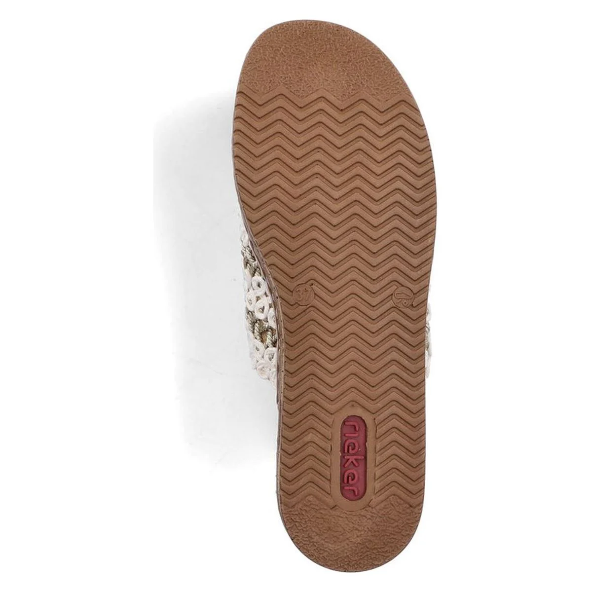 Rieker 629X8 Women's Sandals in Beige - Image 7