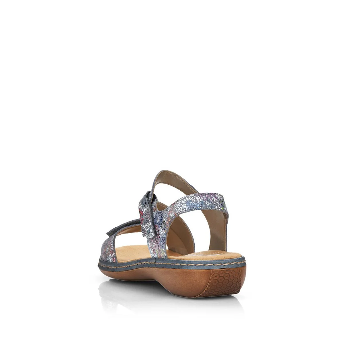 Rieker 659C7 Adria-Multi Leather Sandals – Women’s Wedge Comfort - Image 3