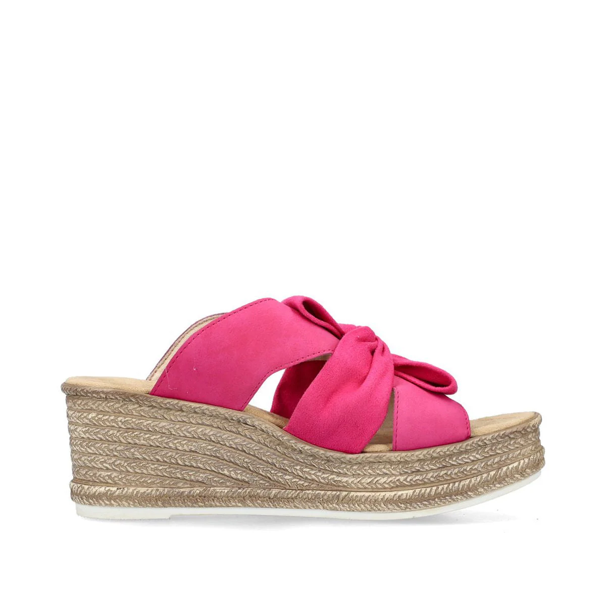 Rieker 68789 Women's Sandals in Magenta - Image 2