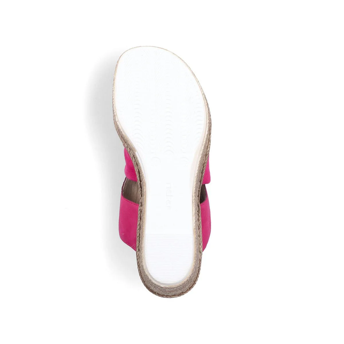 Rieker 68789 Women's Sandals in Magenta - Image 4