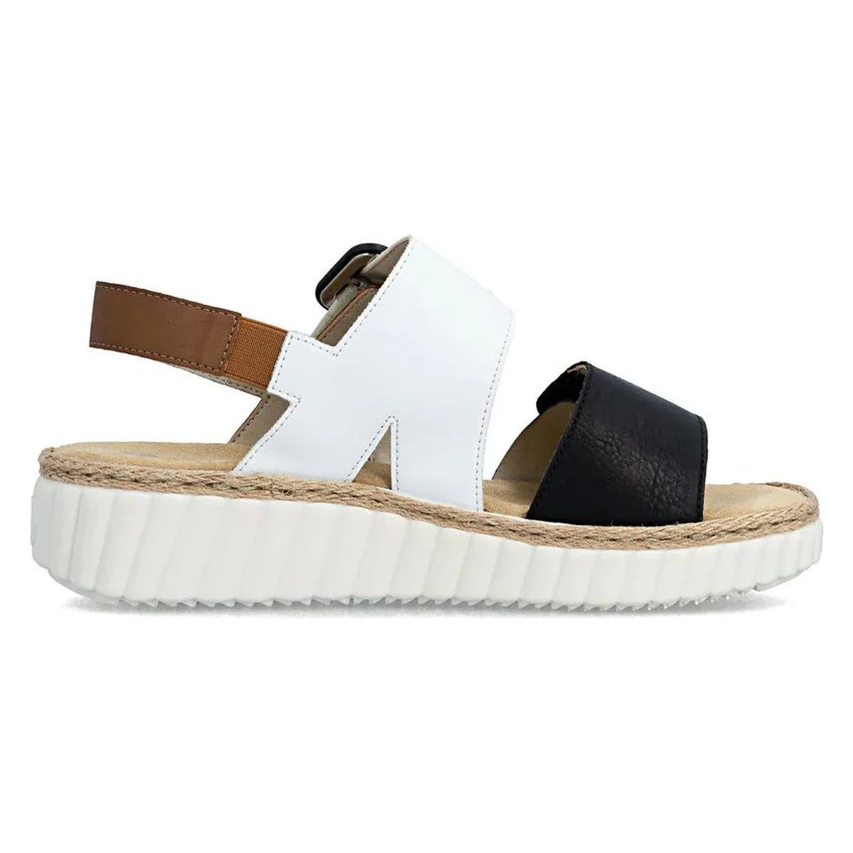 Rieker 69260 Women's Wide Sandals in Multi - Image 2