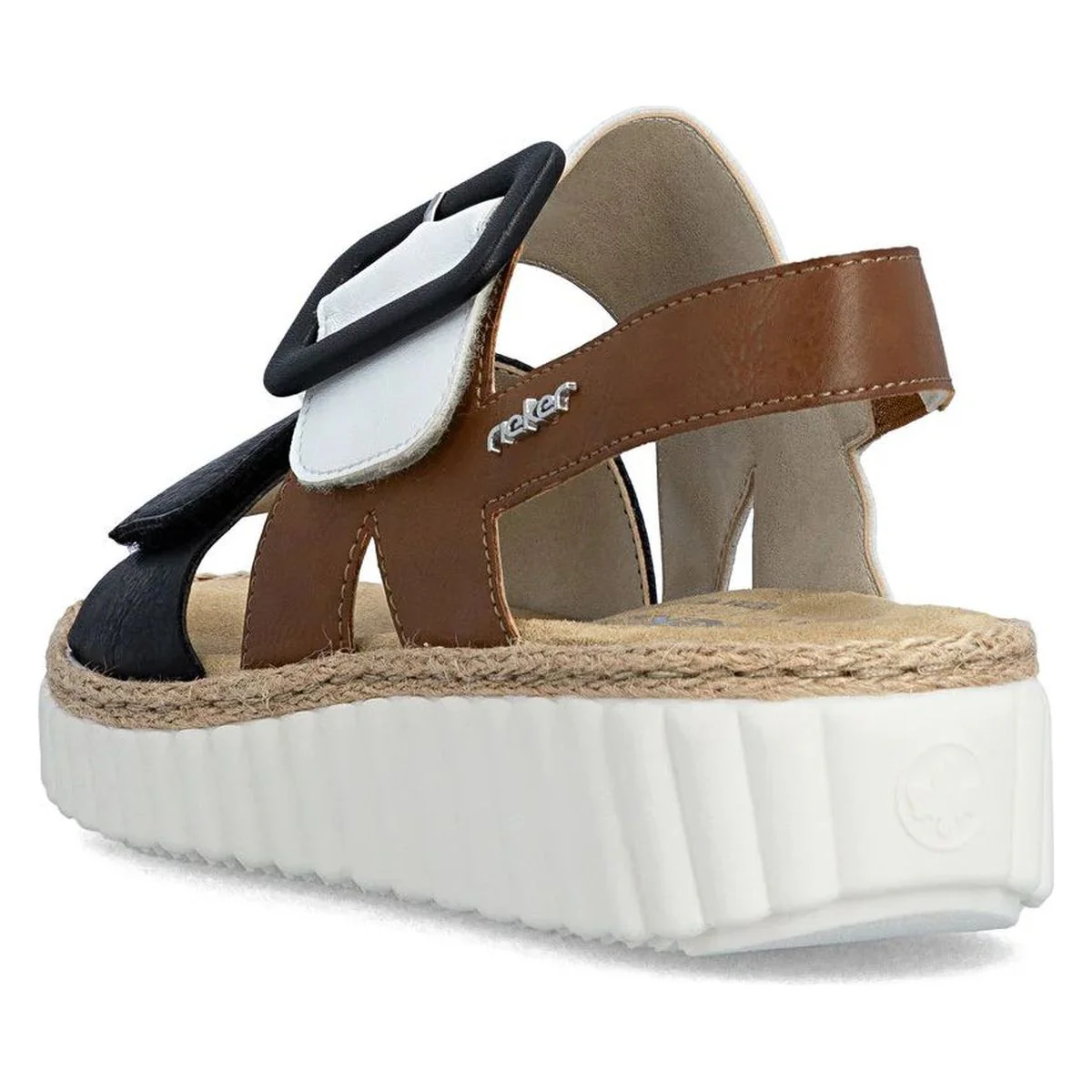 Rieker 69260 Women's Wide Sandals in Multi - Image 3