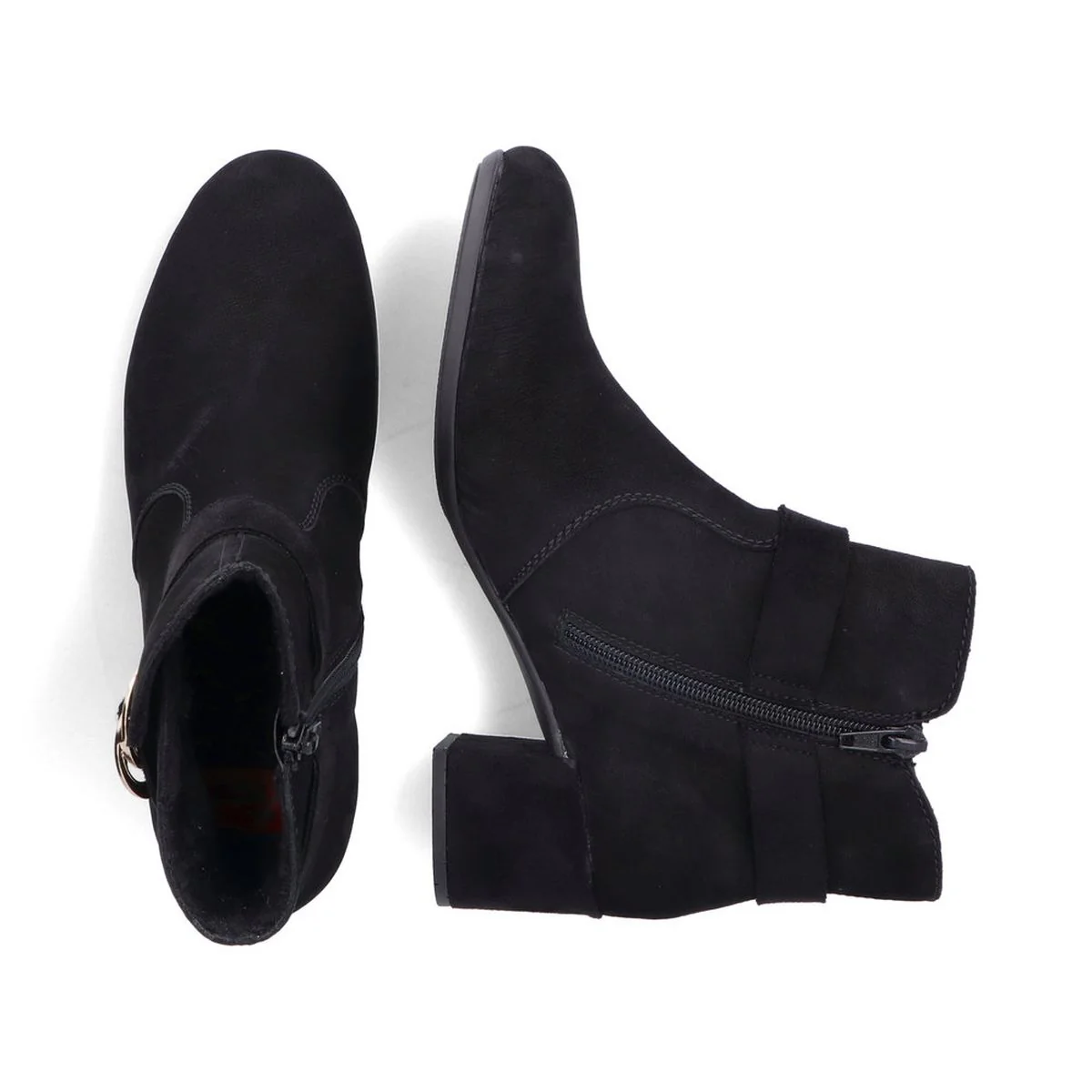 Rieker 70289 Ankle Boot in Black - Image 3