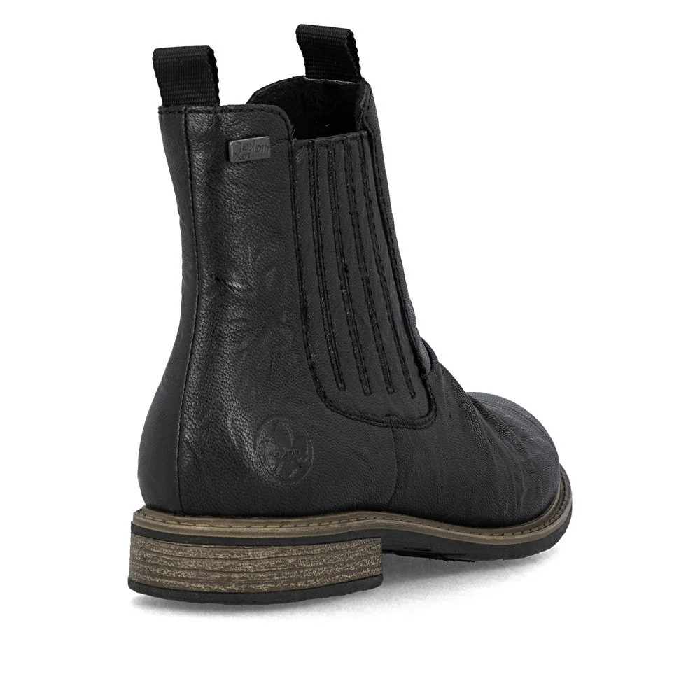Rieker 74855 Chelsea Boot in Black - Image 3