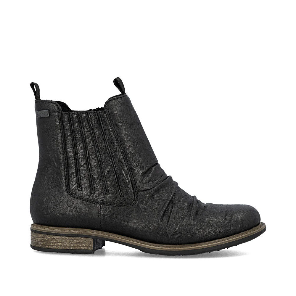 Rieker 74855 Chelsea Boot in Black - Image 4