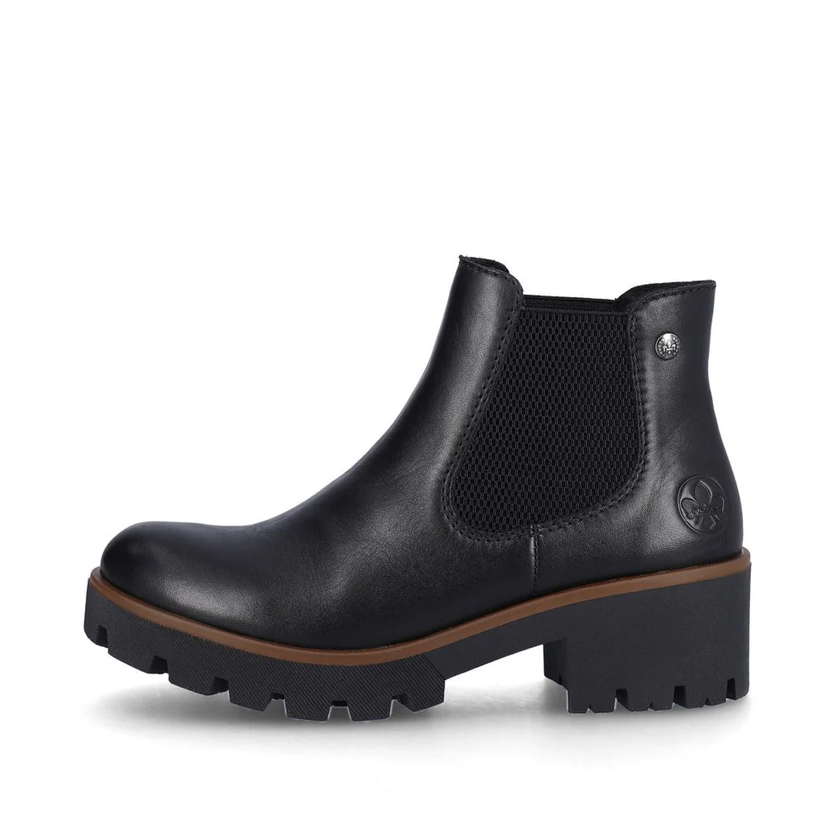 Rieker 79265 Minato Womens Chelsea Boot in Black - Image 2