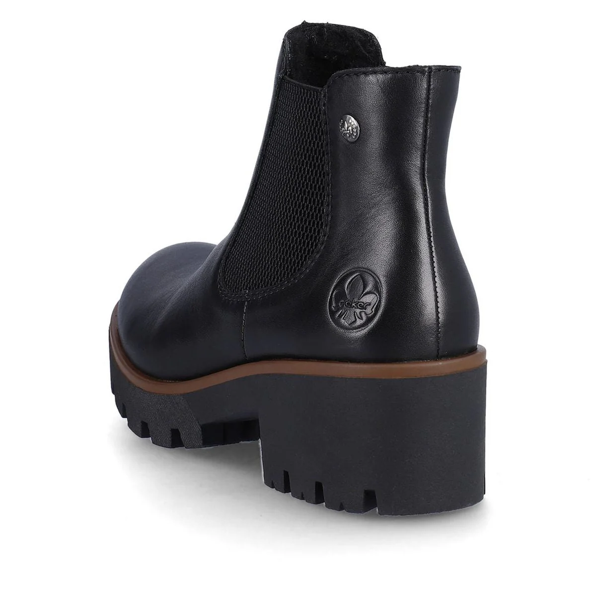 Rieker 79265 Minato Womens Chelsea Boot in Black - Image 3