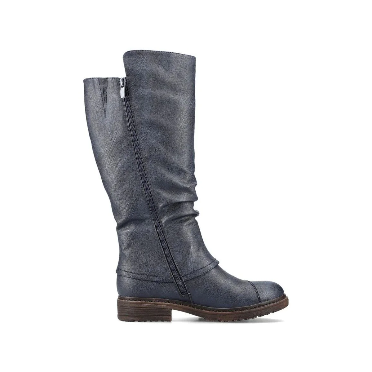 Rieker 94791 High Boot in Blue - Image 2