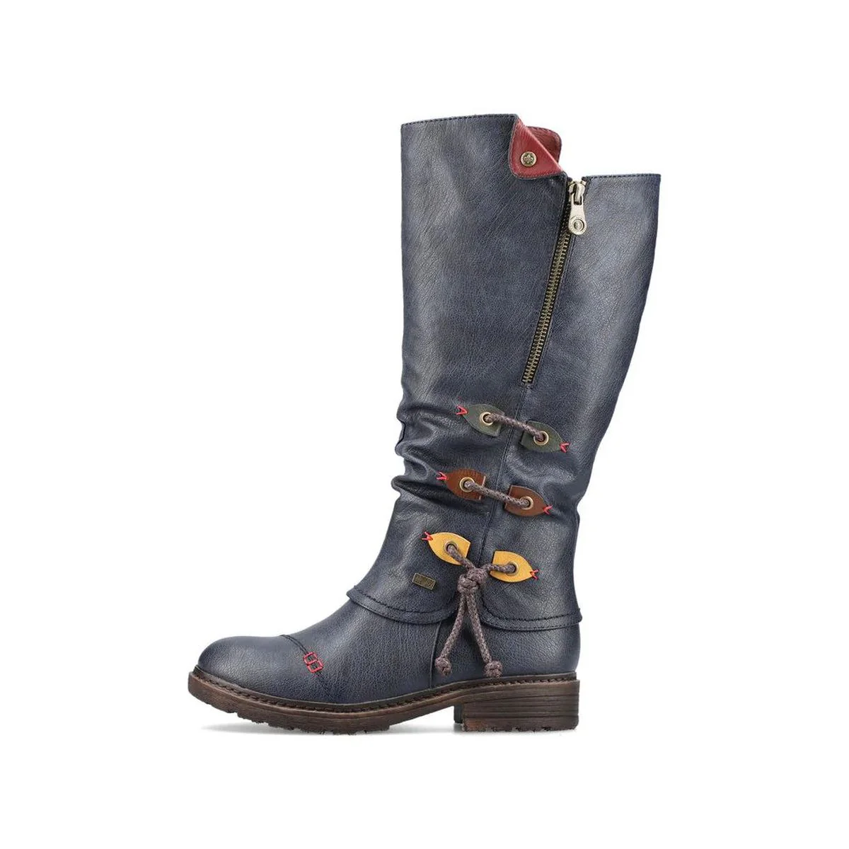 Rieker 94791 High Boot in Blue - Image 3