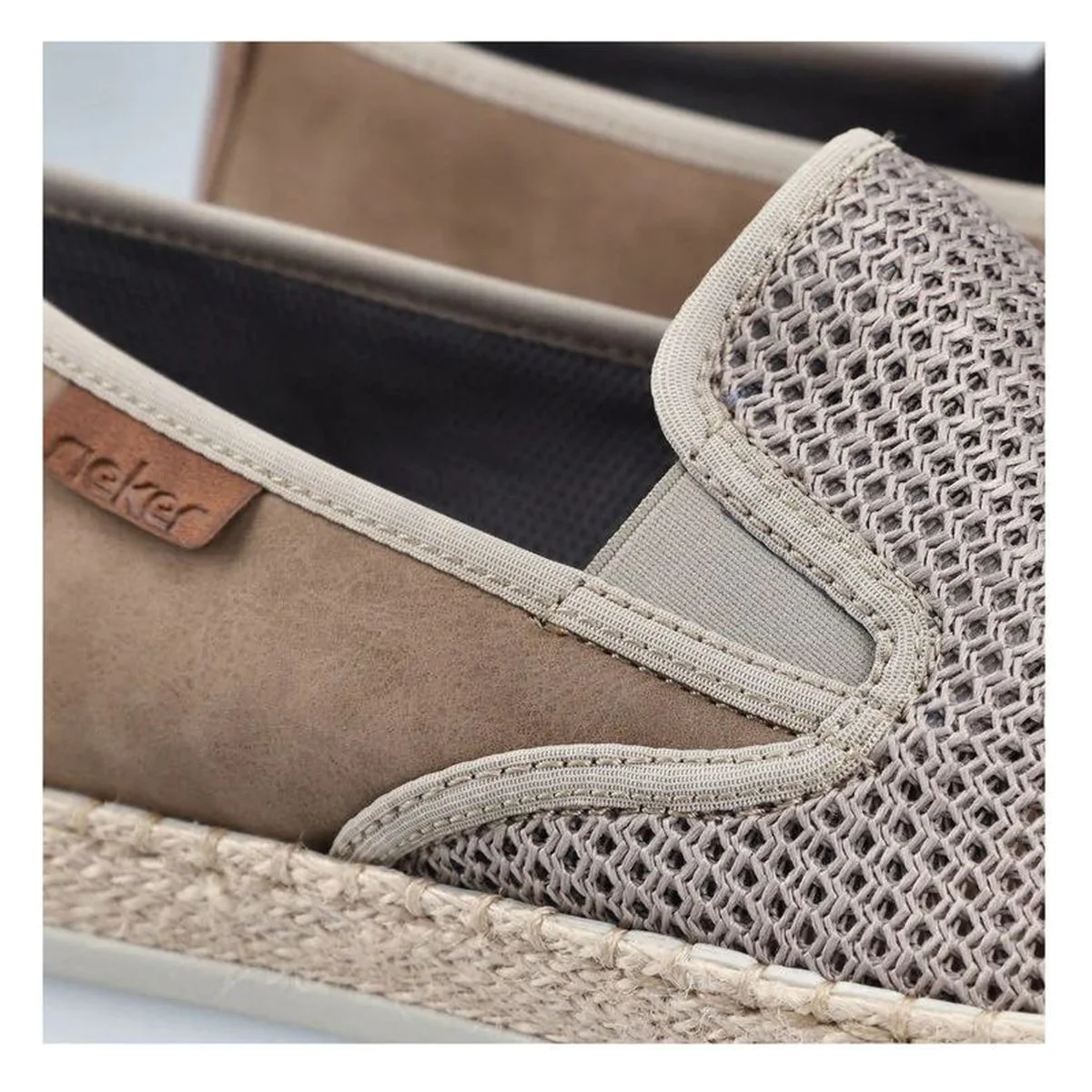 Rieker B2661 Men's Shoes in Beige - Image 10