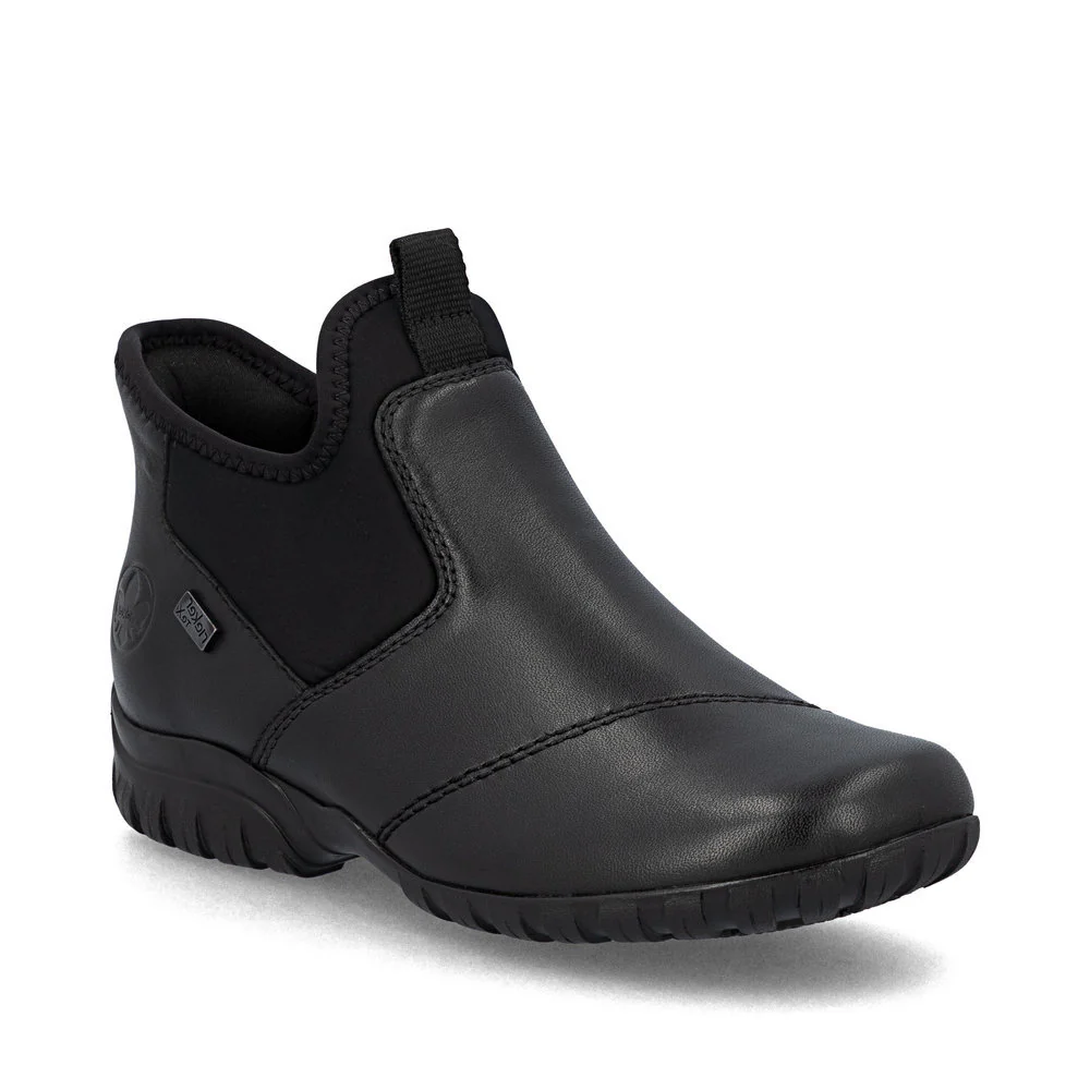 Rieker L4677 Ready to Go Ankle Boots in Black