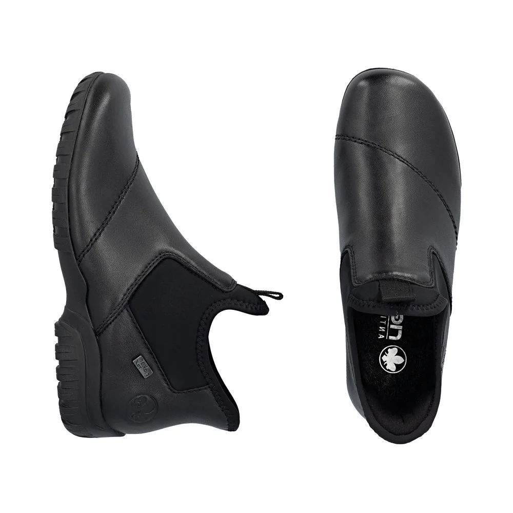 Rieker L4677 Ready to Go Ankle Boots in Black - Image 7