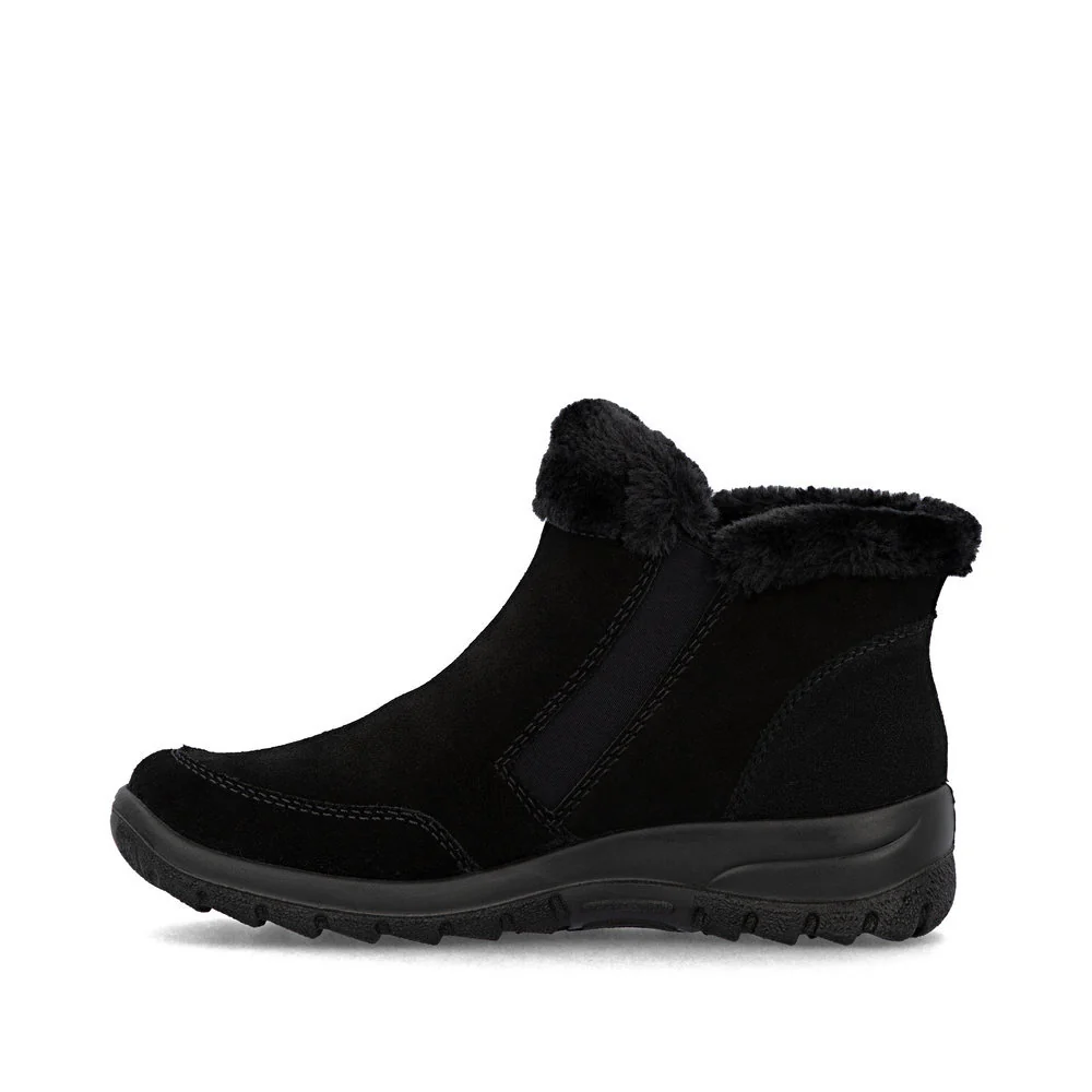 Rieker L7188 Ready to Go Ankle Boots in Black - Image 2