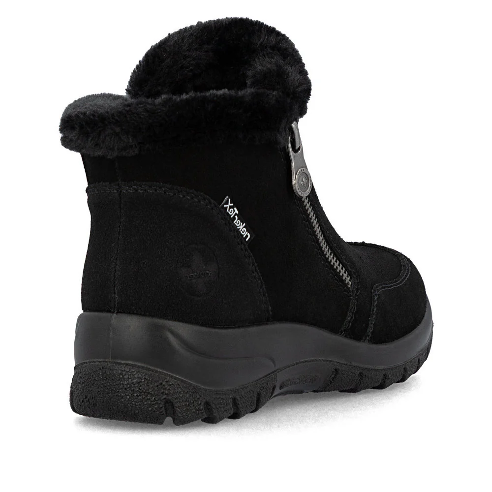 Rieker L7188 Ready to Go Ankle Boots in Black - Image 3