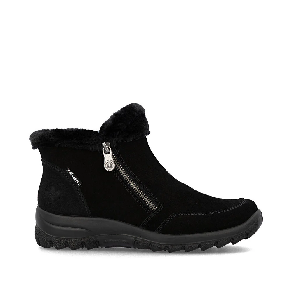 Rieker L7188 Ready to Go Ankle Boots in Black - Image 4