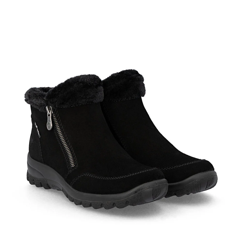 Rieker L7188 Ready to Go Ankle Boots in Black - Image 5