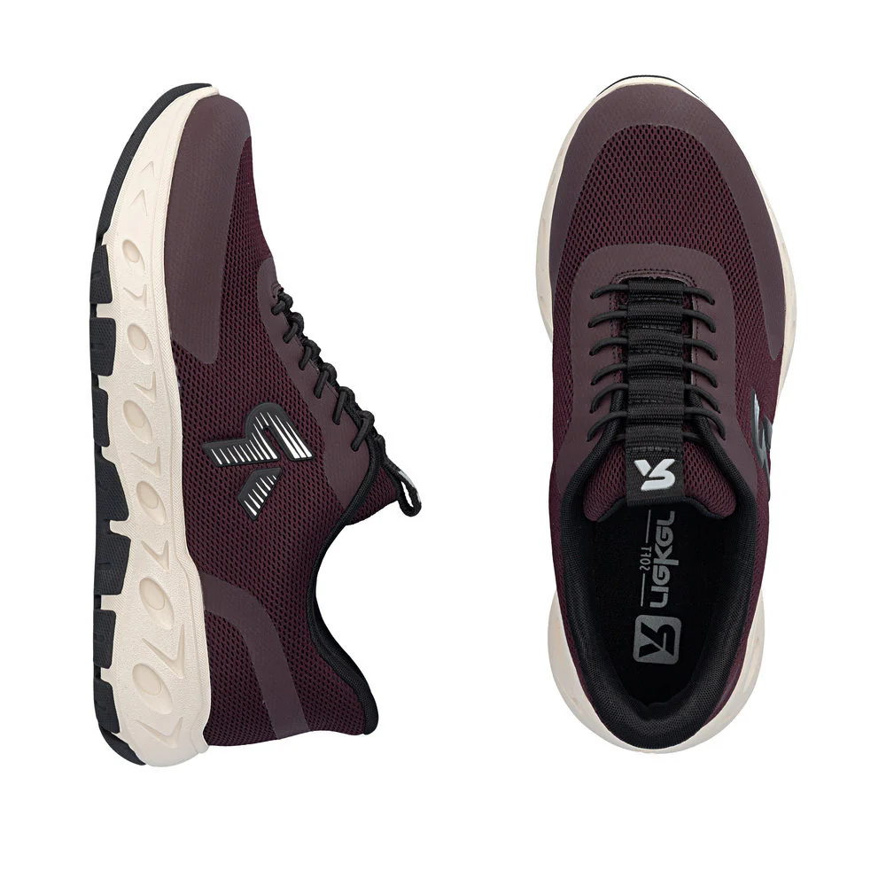 Rieker M6551 Ready to Go Sneaker in Red - Image 6