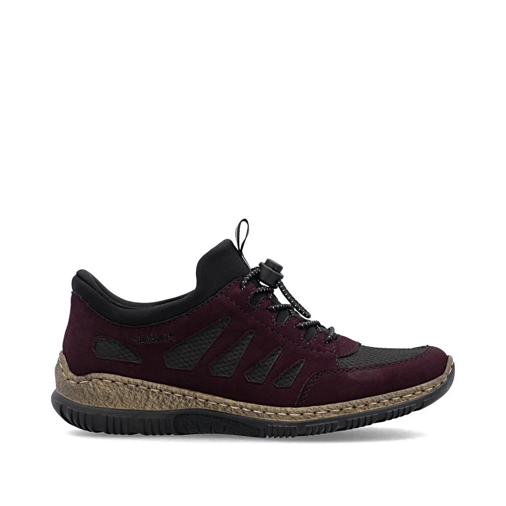 Rieker N32G8 Ready to Go Shoe in Red - Image 4