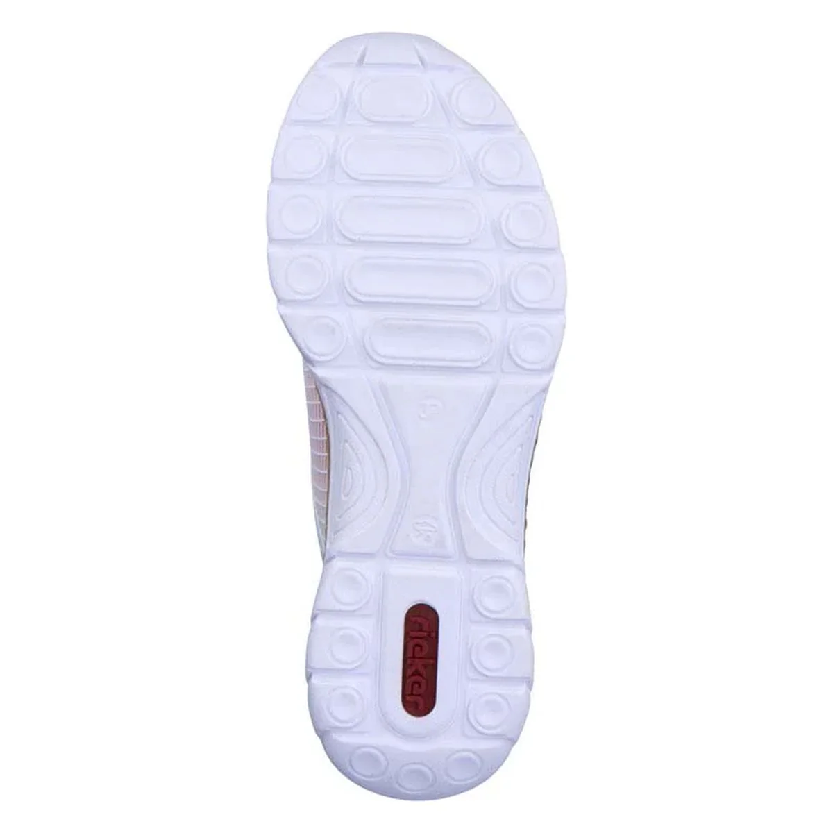 Rieker N4270 Women's Slip-On Sneakers in White Multi - Image 7