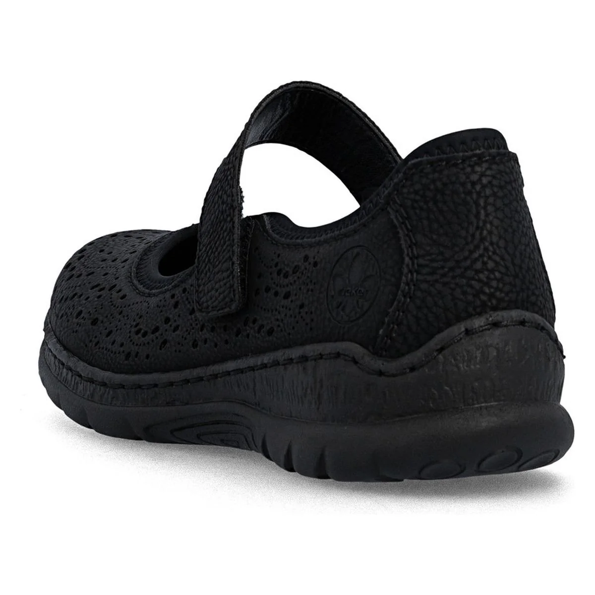 Rieker N4299 Mary Jane Casual Shoe in Black - Image 3