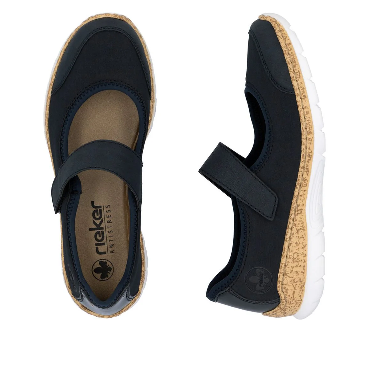 Rieker N42B0-14 New York Marine Mary Jane Casual Shoe - Image 6