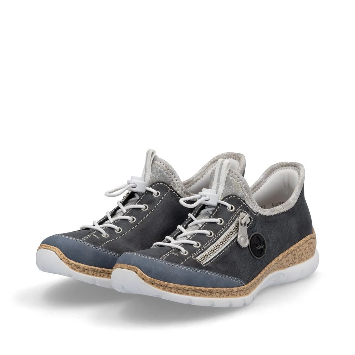 Rieker N42F2-14 Nabukino Ready to Go Shoe in Blue - Image 5