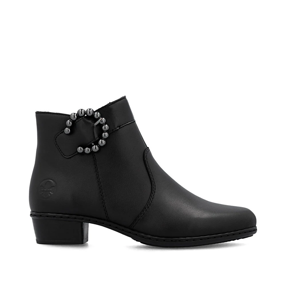 Rieker Y0797 Ankle Boots in Black - Image 4