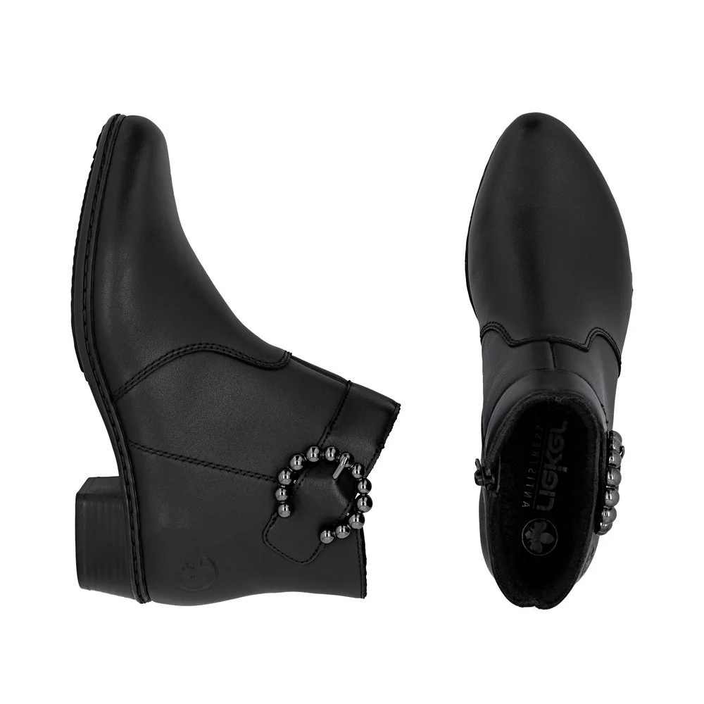 Rieker Y0797 Ankle Boots in Black - Image 6