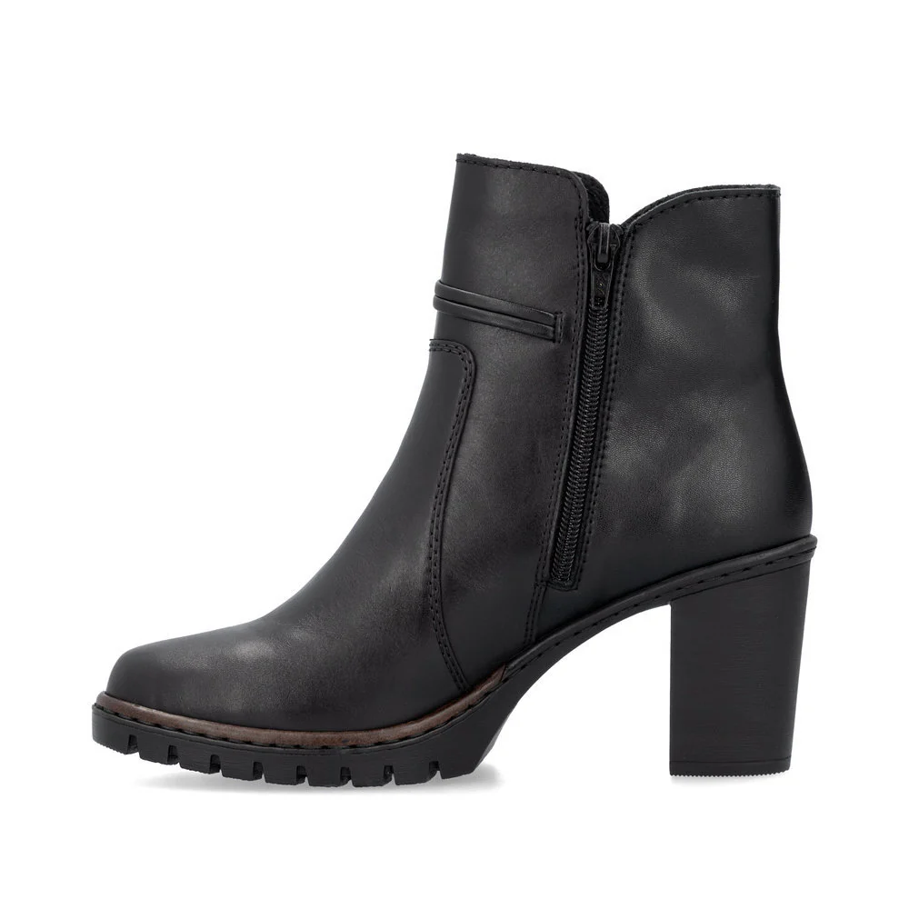 Rieker Y2567 Dress Ankle Boot in Black - Image 2