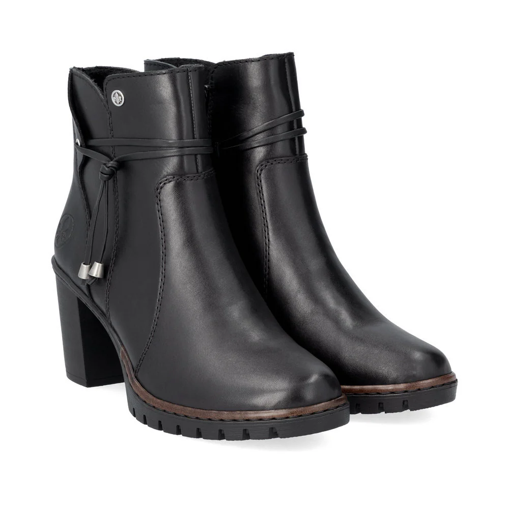 Rieker Y2567 Dress Ankle Boot in Black - Image 5