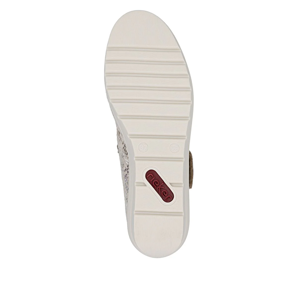 Rieker L5359 Women's Shoes in Silver - Image 6