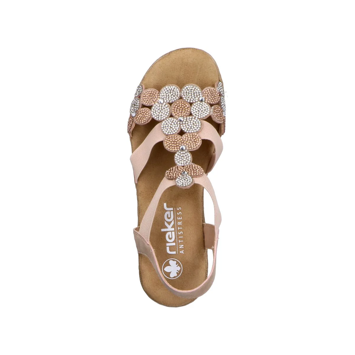 Rieker V0613 Women's Sandals in Pink - Image 5