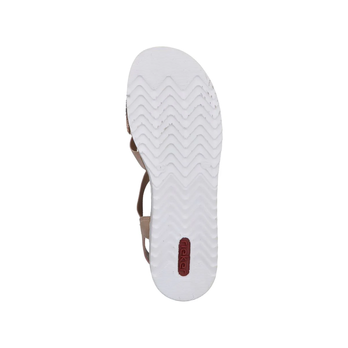 Rieker V0613 Women's Sandals in Pink - Image 6