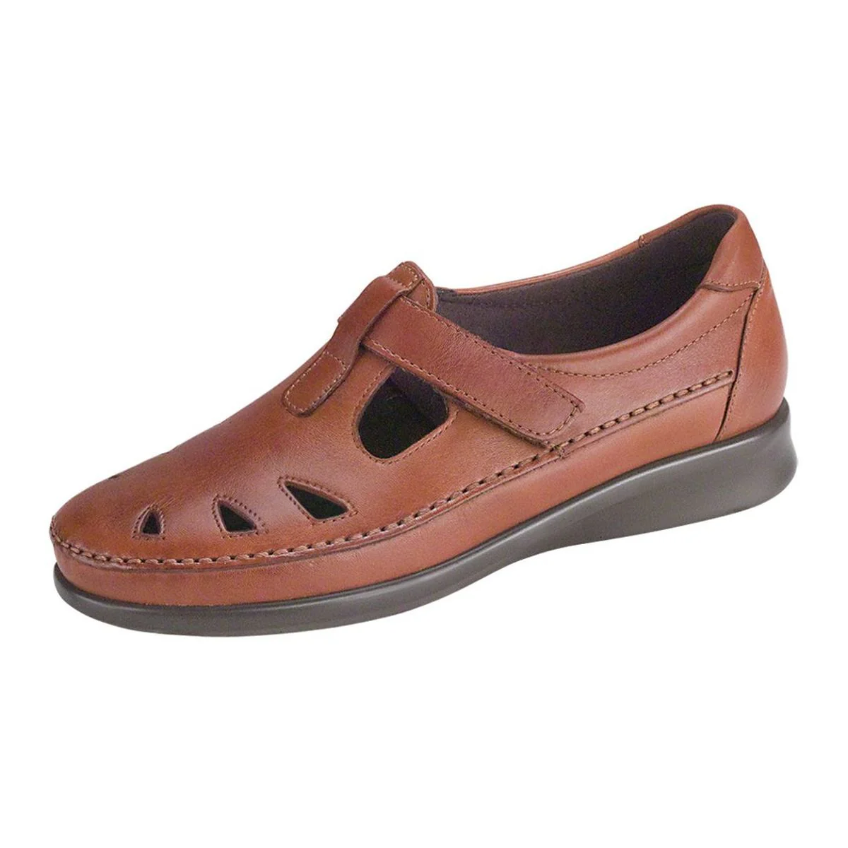 SAS Roamer Women's Slip On Loafer in Chestnut - Image 3
