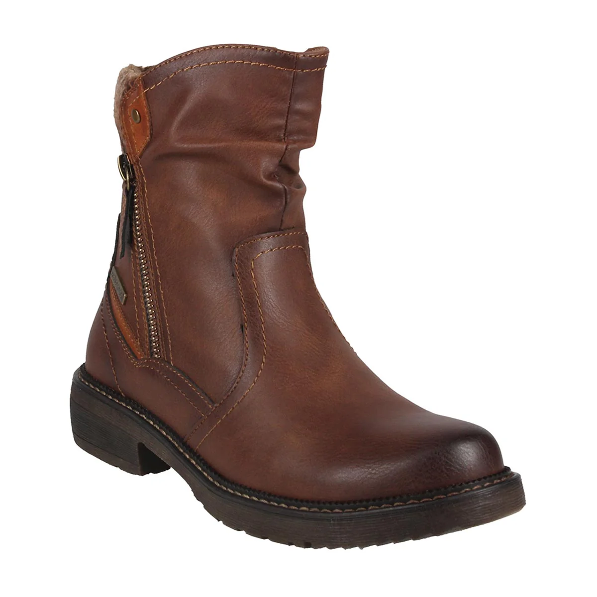 Romika Eleanor 02 Zip Boot in Camel