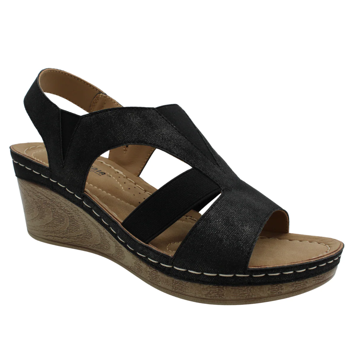 S5416 Wedge Backstrap Sandal