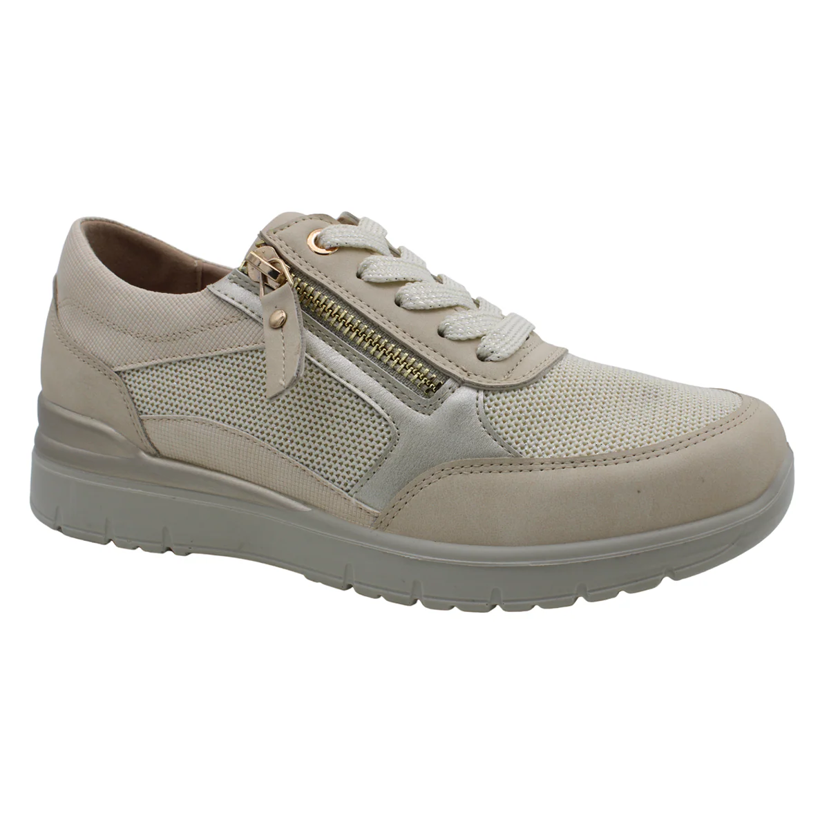 S5503 Lace/Side Zip Sneaker