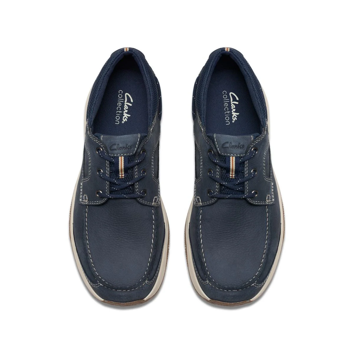 Clarks Sailview Lace Men's Casual Shoe in Navy - Image 7