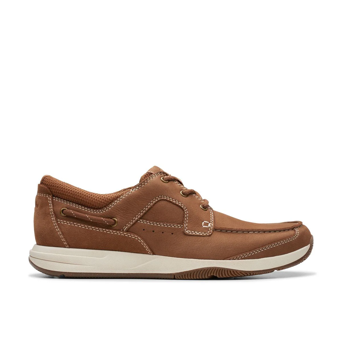 Clarks Sailview Lace Men's Casual Shoe in Tan - Image 2