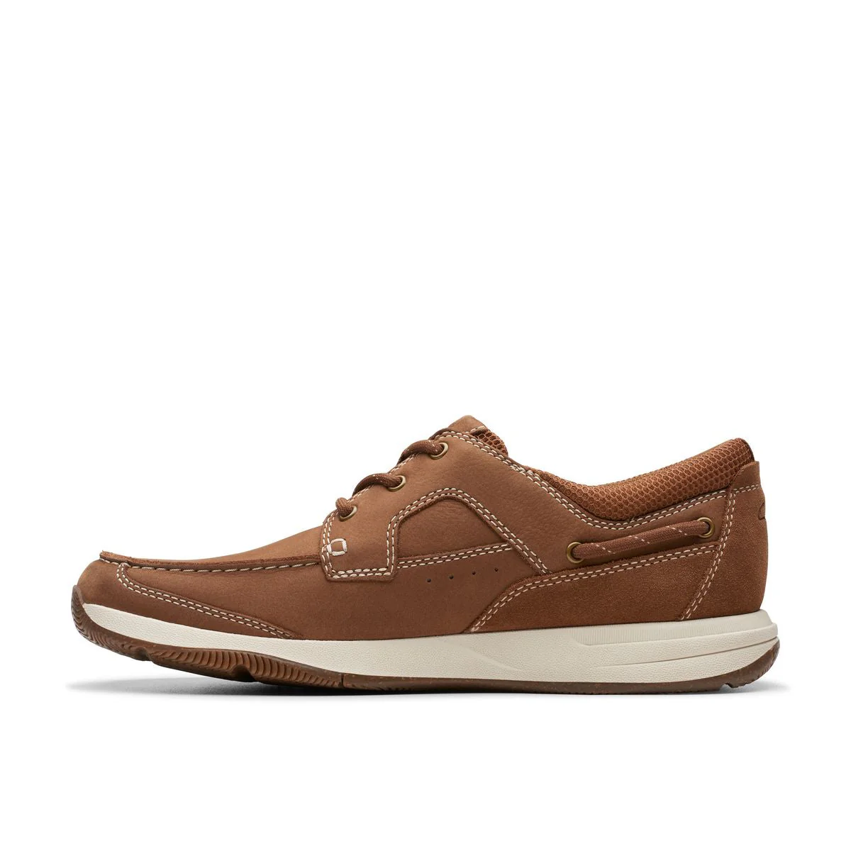 Clarks Sailview Lace Men's Casual Shoe in Tan - Image 3