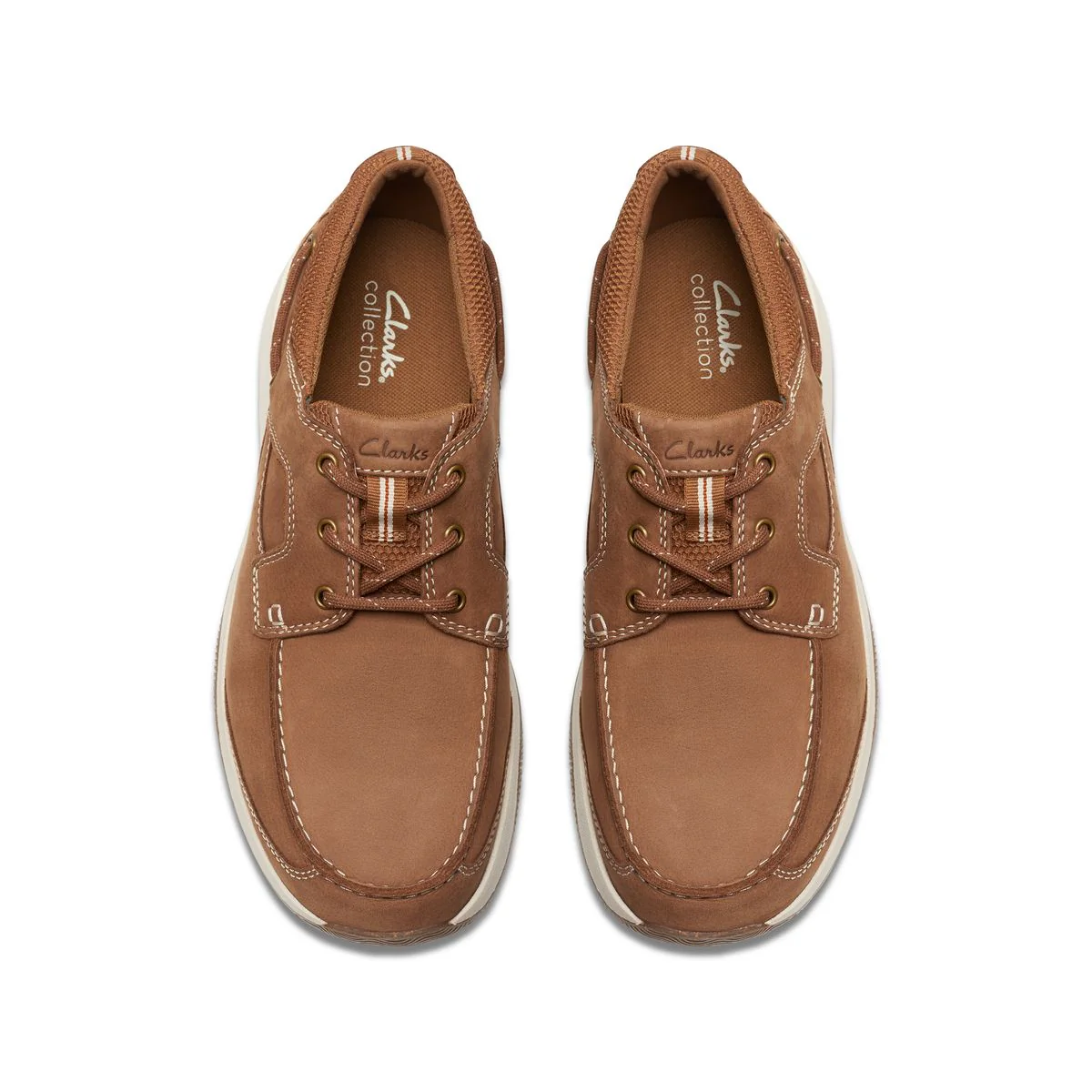 Clarks Sailview Lace Men's Casual Shoe in Tan - Image 7