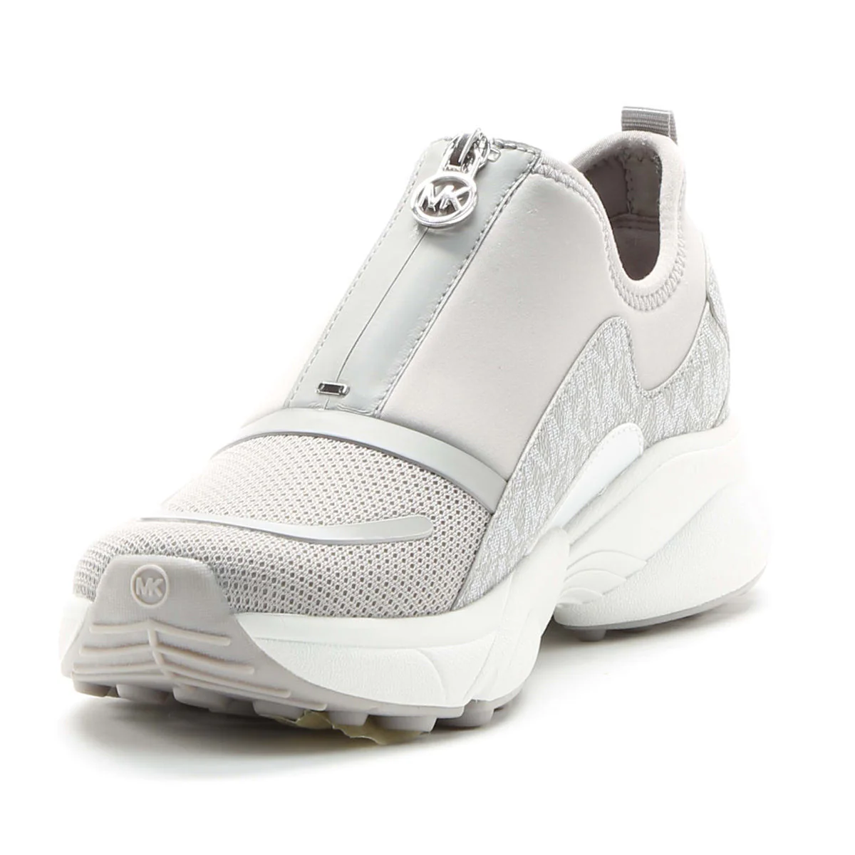 Michael Kors Sami Zip Grey Multi Sneaker - Image 2