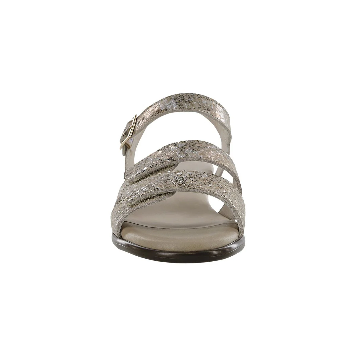 SAS Savanna Women's Heel Strap Sandal In Multi Gold - Image 5