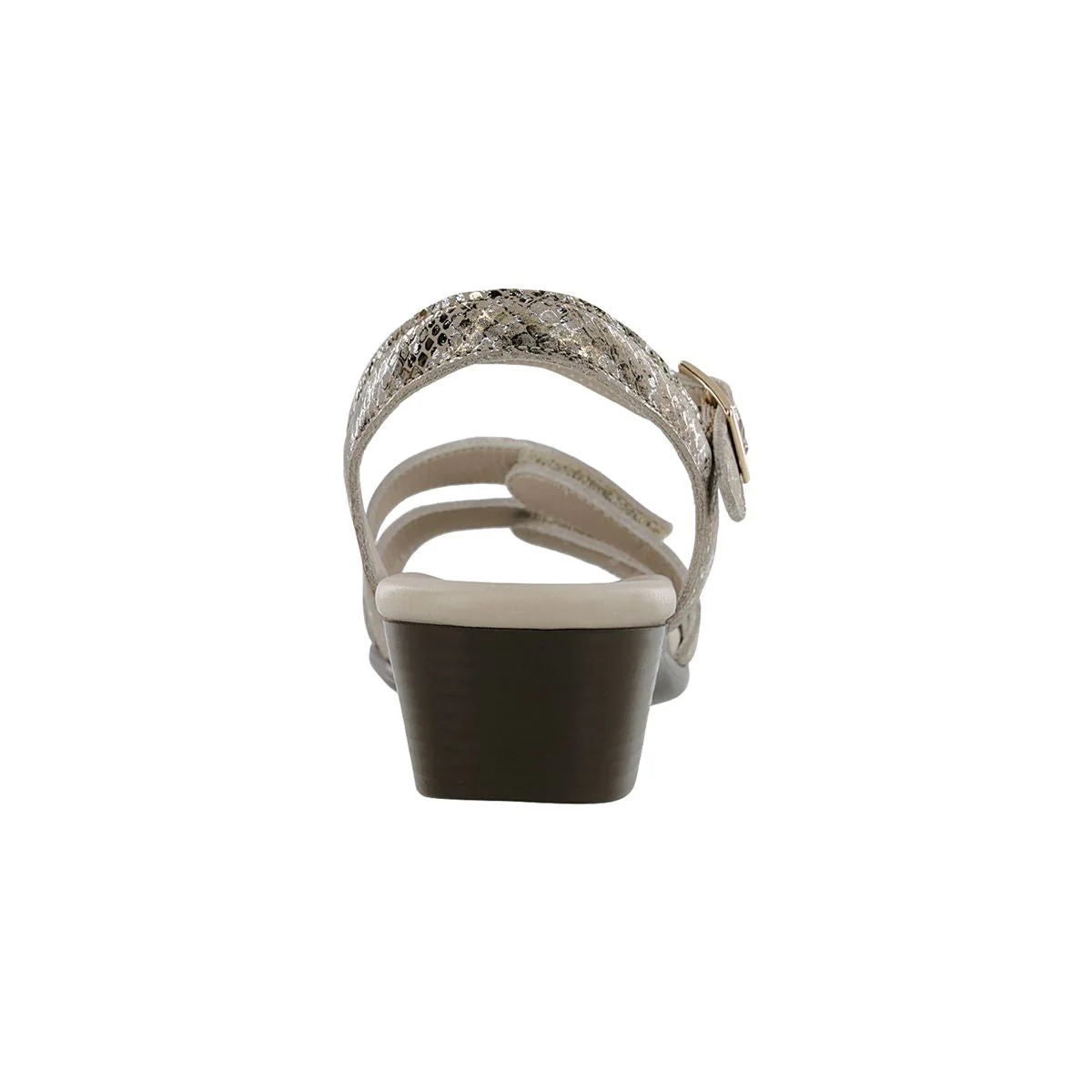 SAS Savanna Women's Heel Strap Sandal In Multi Gold - Image 6