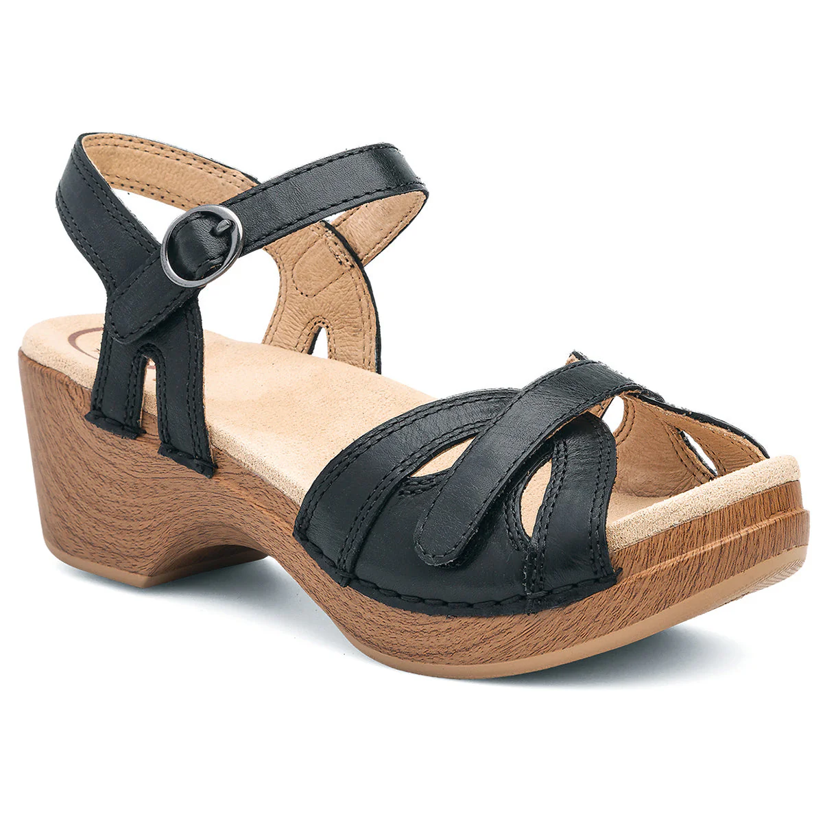 Dansko Season Full Grain Women's Sandal in Black