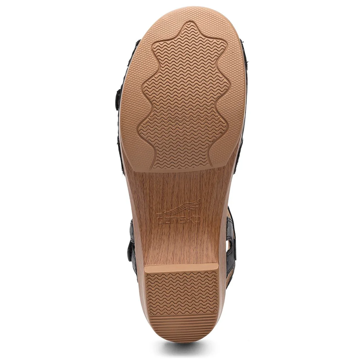 Dansko Season Full Grain Women's Sandal in Black - Image 3
