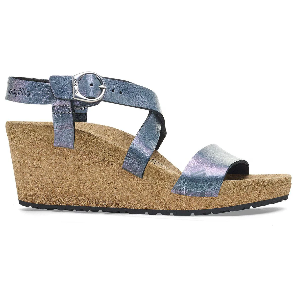Sibyl Wedge Metallic Sandals - Image 4