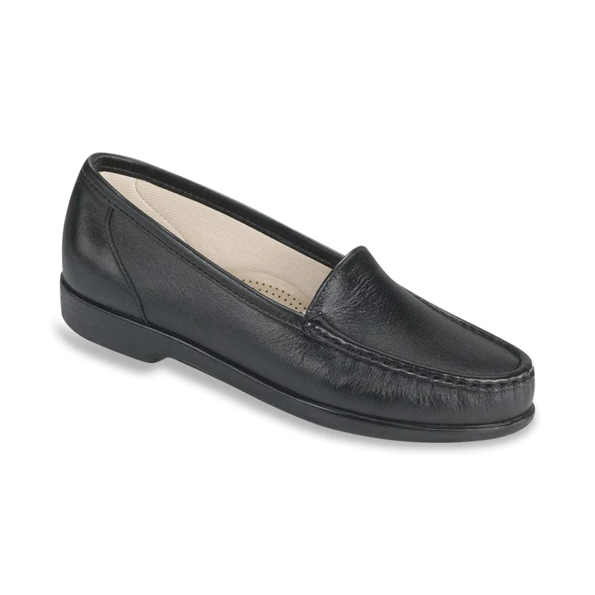 SAS Simplify Women's Slip On Loafer in Black