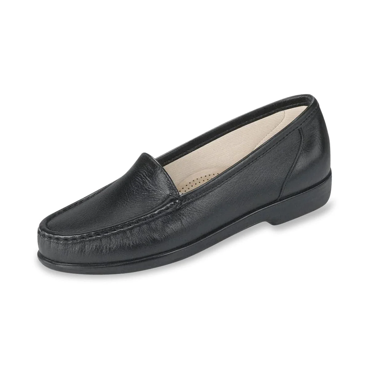 SAS Simplify Women's Slip On Loafer in Black - Image 2