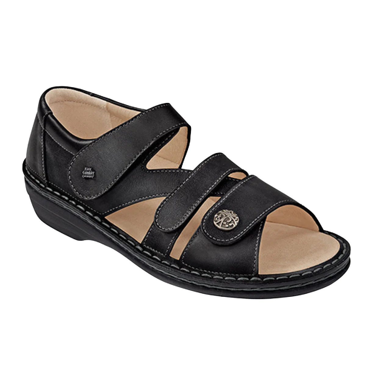 Finn Comfort Sintra Women's Soft Leather Velcro Sandals